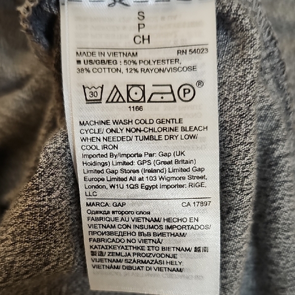 NWOT GAP Heather Gray Midi Dress - Picture 5 of 6